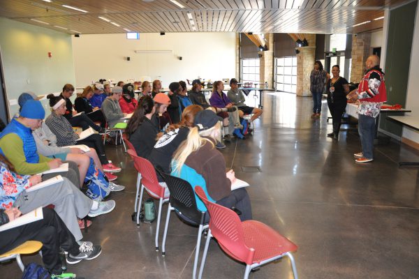 image of large classroom with people